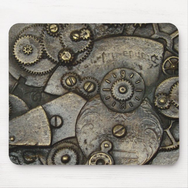 Vintager Überwachungsmechanismus Mousepad (Vorne)