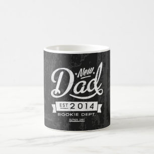Vintager und Augen-anziehender neuer Vater 2014 Kaffeetasse
