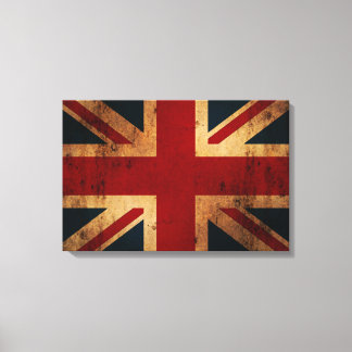 Vintager Union Jack Leinwanddruck