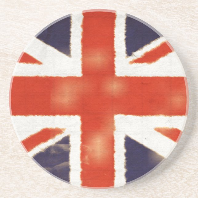 Vintager Union Jack Untersetzer (Vorne)