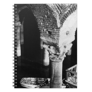 Vintager Untergrund Istanbul Zisternbasilika 1970 Notizblock
