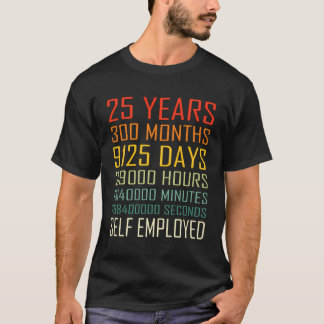 Vintager Unternehmer, 25 Jahre alt, sich selbst le T-Shirt