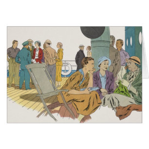 Vintager Urlaub, Kreuzfahrtschiff für Reisende