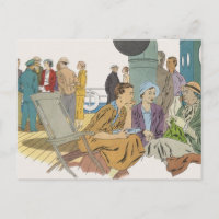 Vintager Urlaub, Kreuzfahrtschiff für Reisende