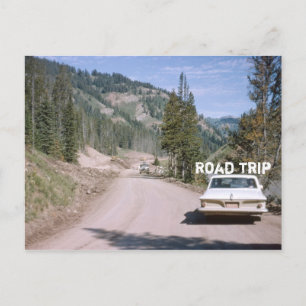 Vintager Urlaub Montana Postkarte