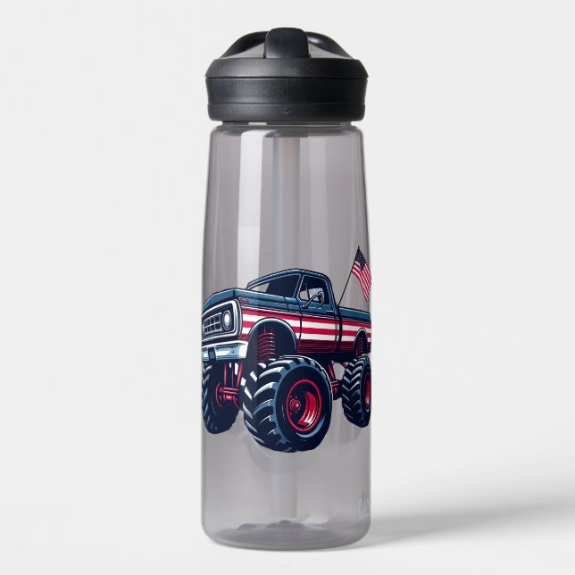 Vintager, US-amerikanischer Monster Trinkflasche (Vorne)