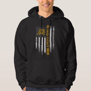 Vintager US-Flaggenstaat Stolz Rüde Bauer Trac Hoodie