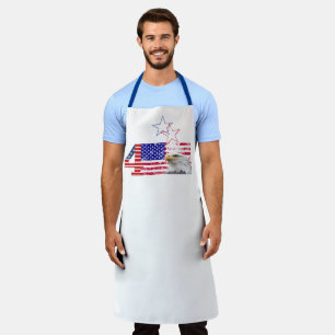 Vintager US-Koch für das Design von Flag Patriot G Schürze