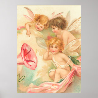 Vintager Valentincupiangel 1 Poster
