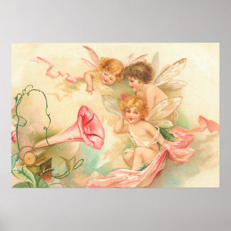 Vintager Valentincupiangel 1 Poster