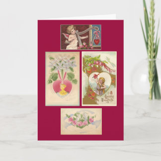 Vintager Valentine Feiertagskarte