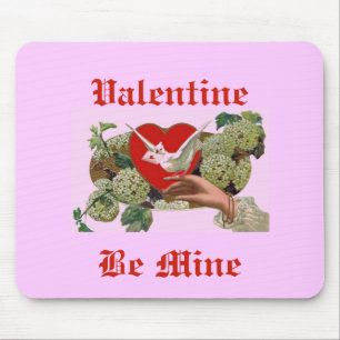 Vintager Valentine ist Bergwerk-Mausunterlage Mousepad