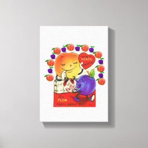 Vintager Valentinstag auf der Leinwand