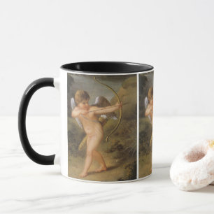 Vintager Valentinstag, Cupid mit Bow und Pfeil Tasse