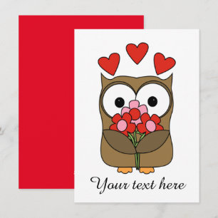 Vintager Valentinstag Niedliches Ei mit Blume Feiertagskarte