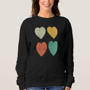 Vintager Valentinstag Retro V Day Pajama Co Sweatshirt