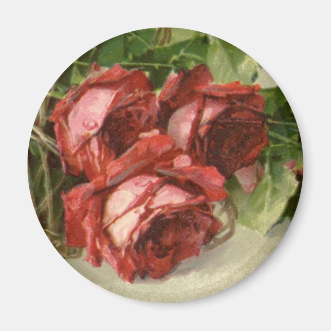 Vintager Valentinstag, Rote Rosen der Kriminalität Magnet (Vorne)