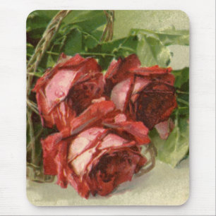 Vintager Valentinstag, Rote Rosen der Kriminalität Mousepad