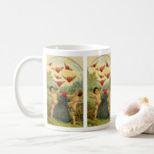 Vintager Valentinstag, Viktorianische Herbergen Tasse
