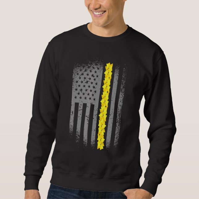 Vintager Vater der Nachflagge Sweatshirt (Vorderseite)