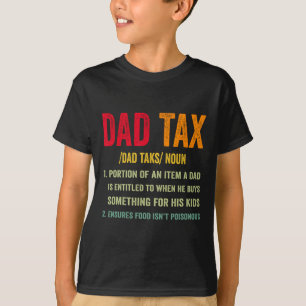 Vintager Vater Steuern Definition Zitat Vaterschaf T-Shirt