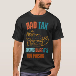 Vintager Vater Steuern, um sicherzustellen, dass e T-Shirt