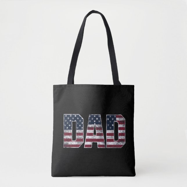 Vintager Vater USA Flagge, Tag des Vaters (Vorderseite)
