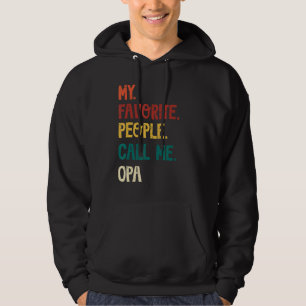 Vintager Vatertag Meine Lieblingsmenschen nennen m Hoodie