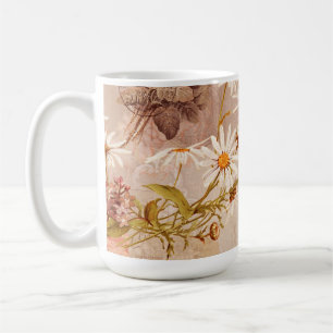 Vintager verblasster Herbst in Paris Damaskus Kaffeetasse