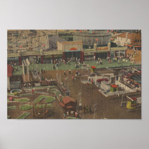 Vintager Vergnügungspark, Wildwood, NJ Poster