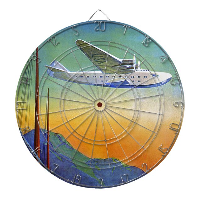 Vintager Verkehr Dartscheibe (vorne)