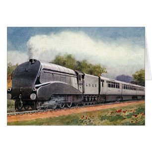 Vintager Verkehr, moderner Silberkugelzug