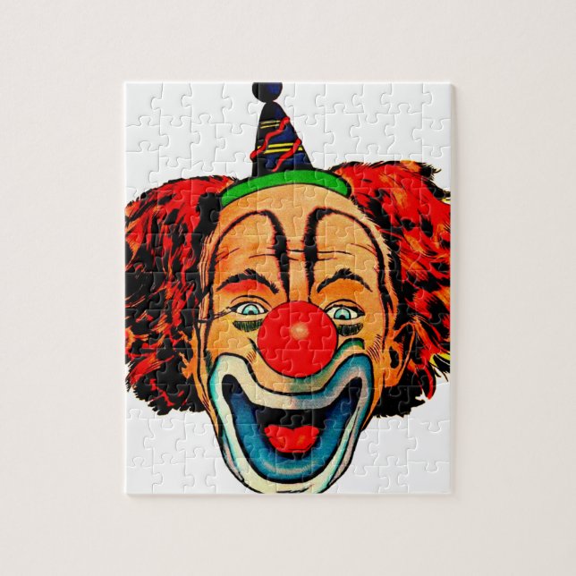 Vintager verrückter Clown Puzzle (Vertikal)