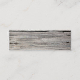 Vintager verwitterter hölzerner Hintergrund - Mini Visitenkarte