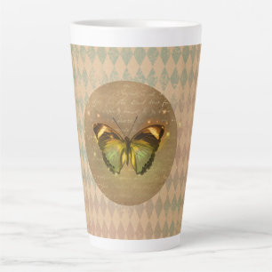 Vintager verzauberter Schmetterling Milchtasse