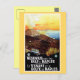 Vintager Vesuv Golf von Neapel Italienische Reise Postkarte (Vorne/Hinten)