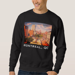 Vintager Victoria Square, Montreal, Quebec, Kanada Sweatshirt