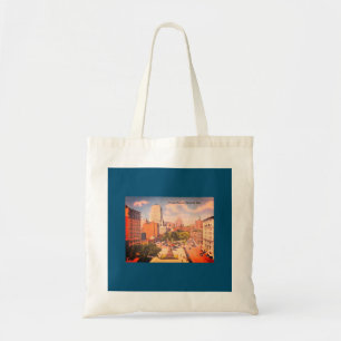 Vintager Victoria Square, Montreal, Quebec, Kanada Tragetasche