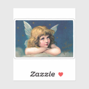 VINTAGER VIKTORIANISCHER CHRISTMAS ANGEL CUSTOM ST AUFKLEBER