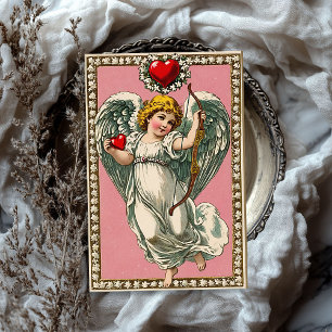 Vintager Viktorianischer Engel Valentine Seidenpapier