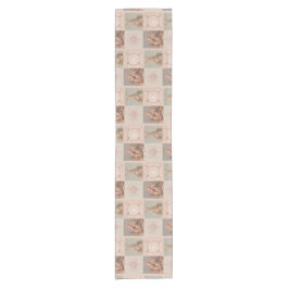 Vintager Viktorianischer Frühling, Quilt-Stil, Kurzer Tischläufer