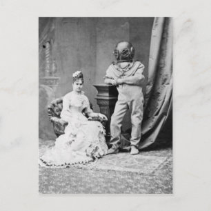 Vintager Viktorianischer Mann mit einem Anzug Postkarte