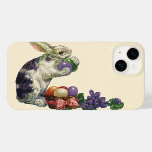 Vintager Viktorianischer Osterhase, Blume und Eier Case-Mate iPhone 14 Hülle