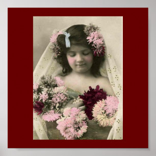 Vintager viktorianischer poster