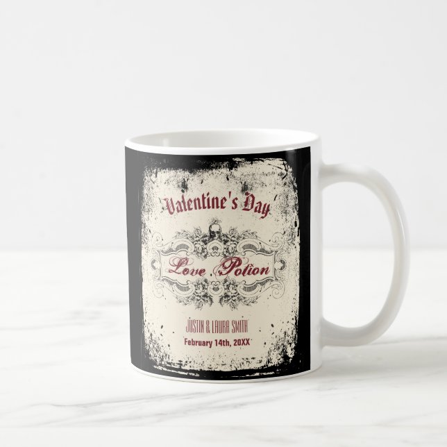 Vintager viktorianischer Schädel Tasse (Rechts)