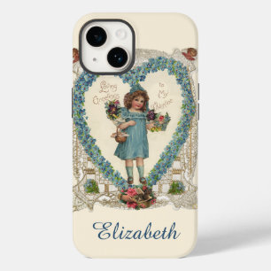 Vintager Viktorianischer Valentinstag, Herzkranz Case-Mate iPhone Hülle