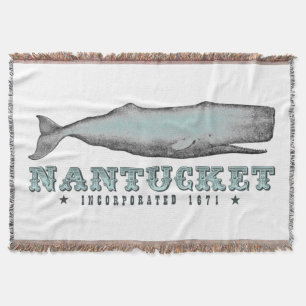 Vintager Viktorianischer Whale Nantucket MA Inc 16 Decke