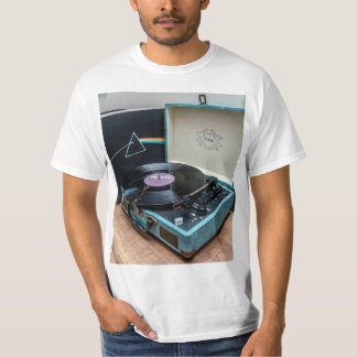 Vintager Vinyl Vibes Retro Record Player T - Shirt