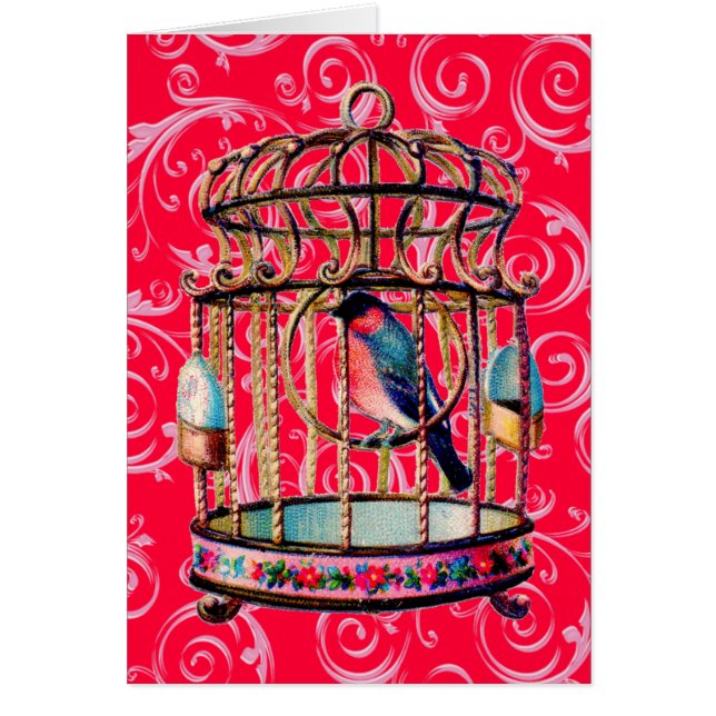 Vintager Vogelkäfig (Vorne)