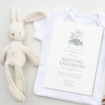 Vintager Vogelnest QR Code Kinderdusche